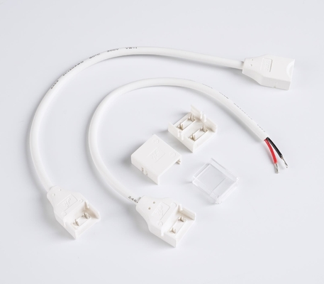 IP65 LED स्ट्रिप कनेक्टर 2 पिन सिंगल कलर COB स्ट्रिप के लिए