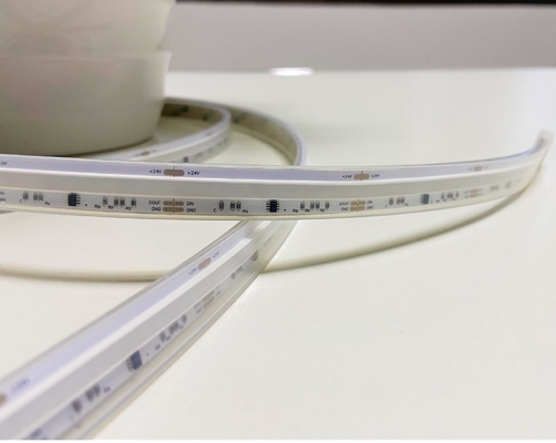 IP65 फ्लेक्सिबल पिक्सेल COB RGB स्ट्रिप लाइट