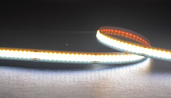IP20 CAT Doul लाइन फ्लेक्सिबल COB LED स्ट्रिप डायनेमिक व्हाइट