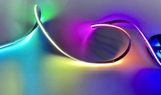 24V एड्रेसेबल COB LED स्ट्रिप RGB IP20 डॉट फ्री एलईडी स्ट्रिप