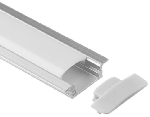 एलईडी टेप लाइट चैनल एविएशन 6063 एल्युमिनियम 17.3 X 7mm OEM