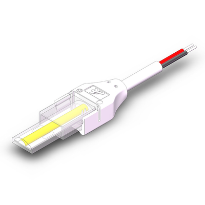 IP65 LED स्ट्रिप कनेक्टर 2 पिन सिंगल कलर COB स्ट्रिप के लिए