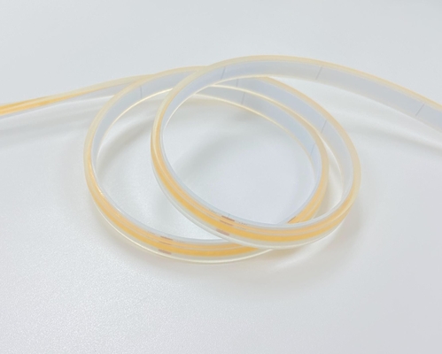 24V सिलिकॉन सॉलिड एक्सट्रूज़न फ्लेक्सिबल एलईडी COB स्ट्रिप 62.5mm Ip68 स्ट्रिप लाइट