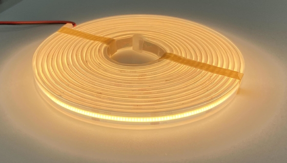 सिलिकॉन स्लीव 24V COB LED स्ट्रिप फ्लेक्सिबल COB स्ट्रिप लाइट IP65 वाटर प्रूफ