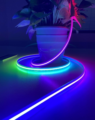 24V COB LED पिक्सेल स्ट्रिप लाइट IP65 वाटरप्रूफ RGB पिक्सेल टेप