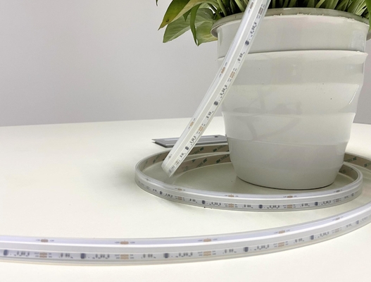 24V COB LED पिक्सेल स्ट्रिप लाइट IP65 वाटरप्रूफ RGB पिक्सेल टेप