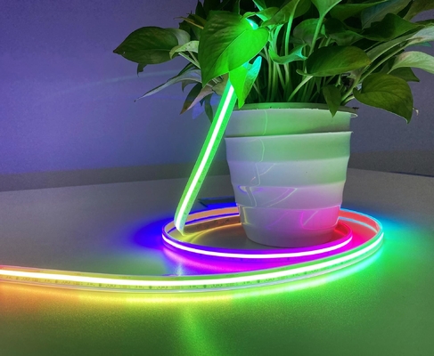24V COB LED पिक्सेल स्ट्रिप लाइट IP65 वाटरप्रूफ RGB पिक्सेल टेप