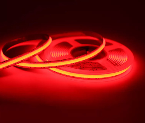 DC24V फ्लेक्सिबल RGB LED COB स्ट्रिप लाइट 9w 630 चिप्स मिक्स्ड कलर: